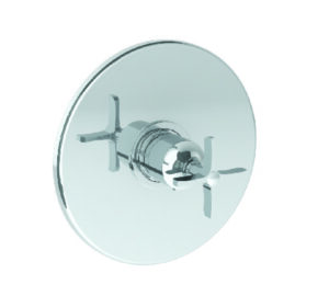 CROSBY WALL MOUNTED THERMOSTATIC SHOWER TRIM WITH CROSS HANDLE