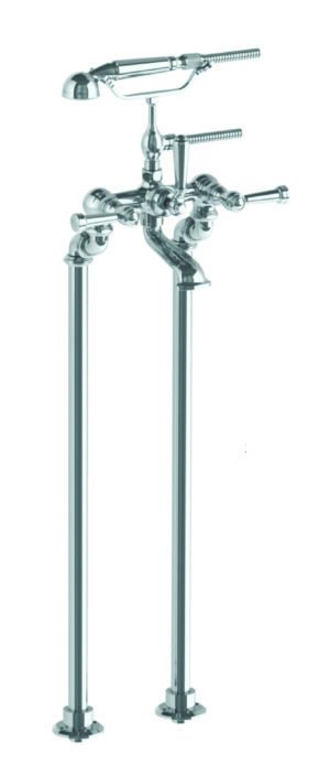 MORGAN FLOOR STANDING BATH SET WITH HAND SHOWER WITH LEVER HANDLE