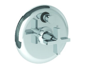 JONATHAN PRESSURE BALANCE SHOWER TRIM WITH DIVERTER WITH CROSS HANDLE