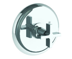 JONATHAN PRESSURE BALANCE SHOWER TRIM WITH CROSS HANDLE