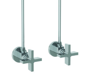 JONATHAN LAVATORY ANGLE STOP KIT WITH CROSS HANDLES