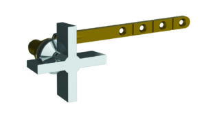 JONATHAN TANK LEVER WITH CROSS HANDLE