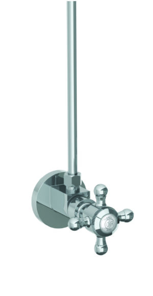 MORGAN TOILET ANGLE STOP KIT WITH CROSS HANDLE