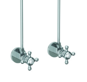 MORGAN LAVATORY ANGLE STOP KIT WITH CROSS HANDLE