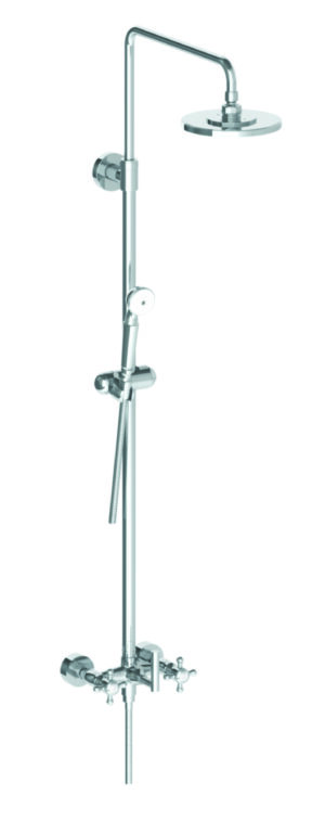 MORGAN EXPOSED SHOWER WITH HAND SHOWER WITH CROSS HANDLE