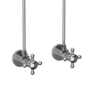SYDNEY LAVATORY ANGLE STOP KIT WITH CROSS HANDLE