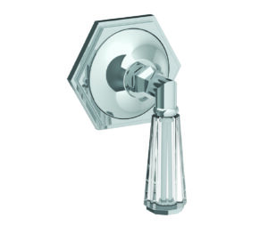 ADDISON WALL MOUNTED TRIM WITH CRYSTAL LEVER