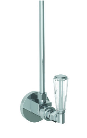 ADDISON TOILET ANGLE STOP KIT WITH CRYSTAL HANDLE