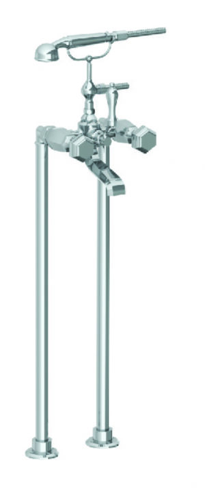 ADDISON FLOOR STANDING BATH SET WITH HAND SHOWER WITH KNOB HANDLE