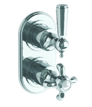 CLAIRE WALL MOUNTED THERMOSTATIC SHOWER TRIM WITH CLAW HANDLE