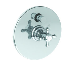 CLAIRE PRESSURE BALANCE SHOWER TRIM WITH DIVERTER WITH CROSS HANDLE