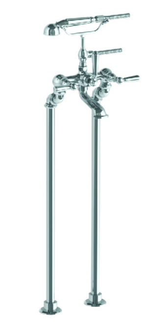 CLAIRE FLOOR STANDING BATH SET WITH LEVER HANDLE