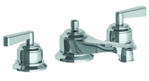 COLIN DECK MOUNTED 3 HOLE LAVATORY SET WITH LEVER HANDLE