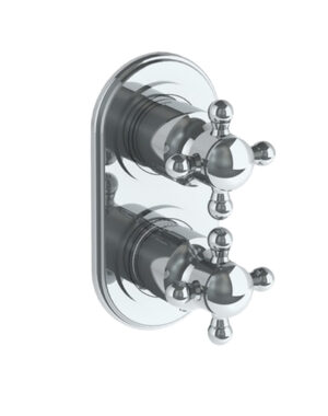 SYDNEY WALL MOUNTED MINI THERMOSTATIC SHOWER TRIM WITH CROSS HANDLE